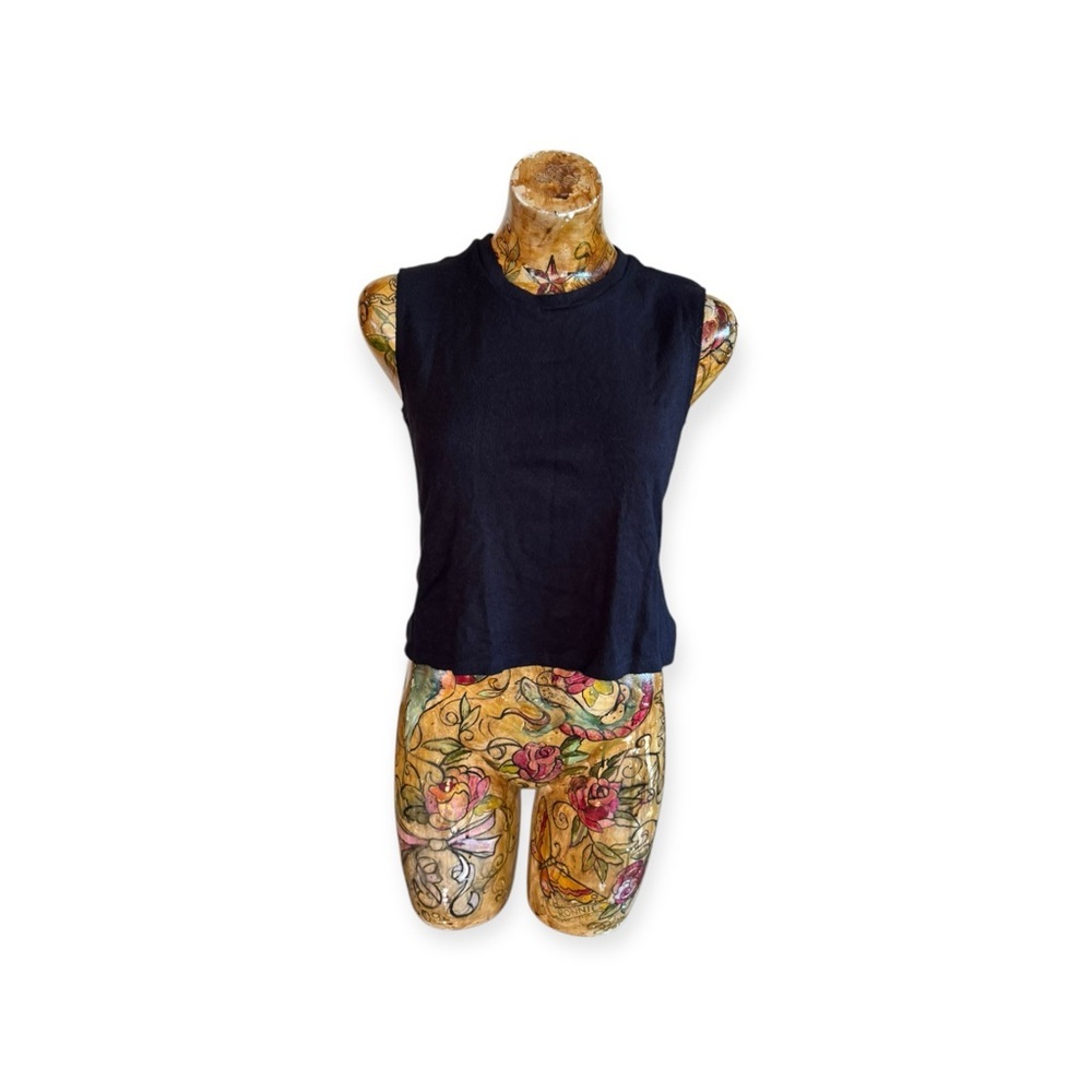 of/mercer top sleeveless black small 5614T